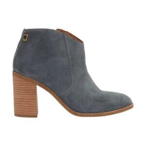 Lucky Brand Pellyon Stack Heel Bootie Castle Rock Gray Size 7.5 NWT $149 MSRP